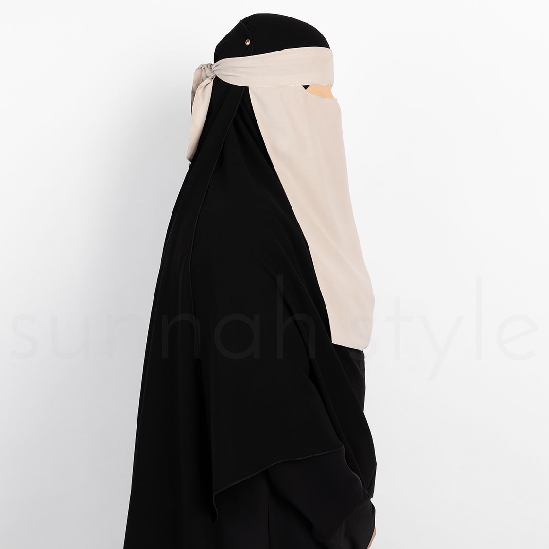 Sunnah Style Narrow No-Pinch One Layer Niqab Sahara